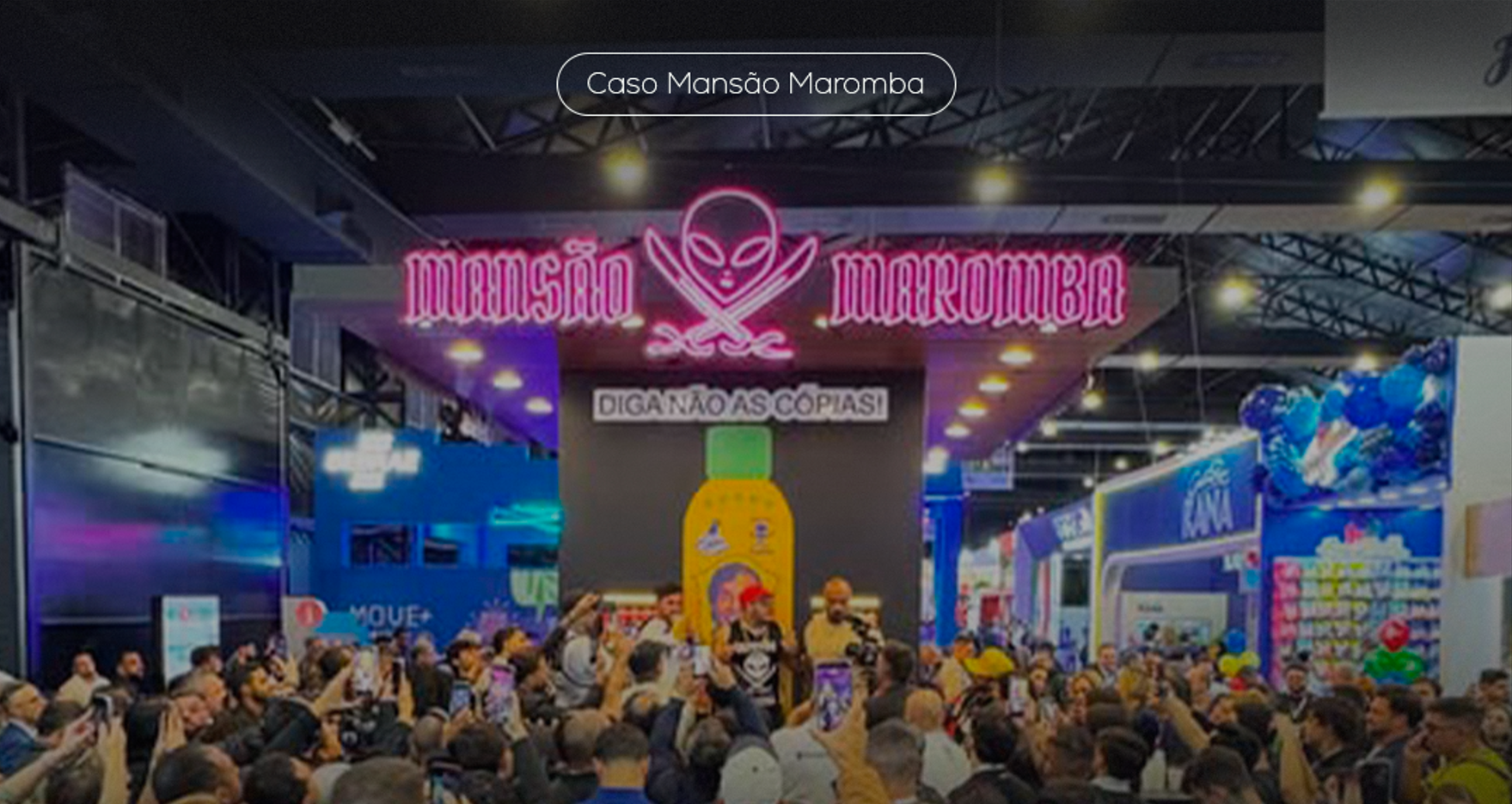 Movimentação no estande da Mansão Maromba durante a APAS SHOW 2026